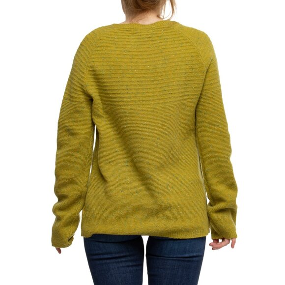 NEW Tabitha Webb Double Links Button Yoke Sweater - Lambswool inLowland 1125 3s7 - Picture 2 of 5